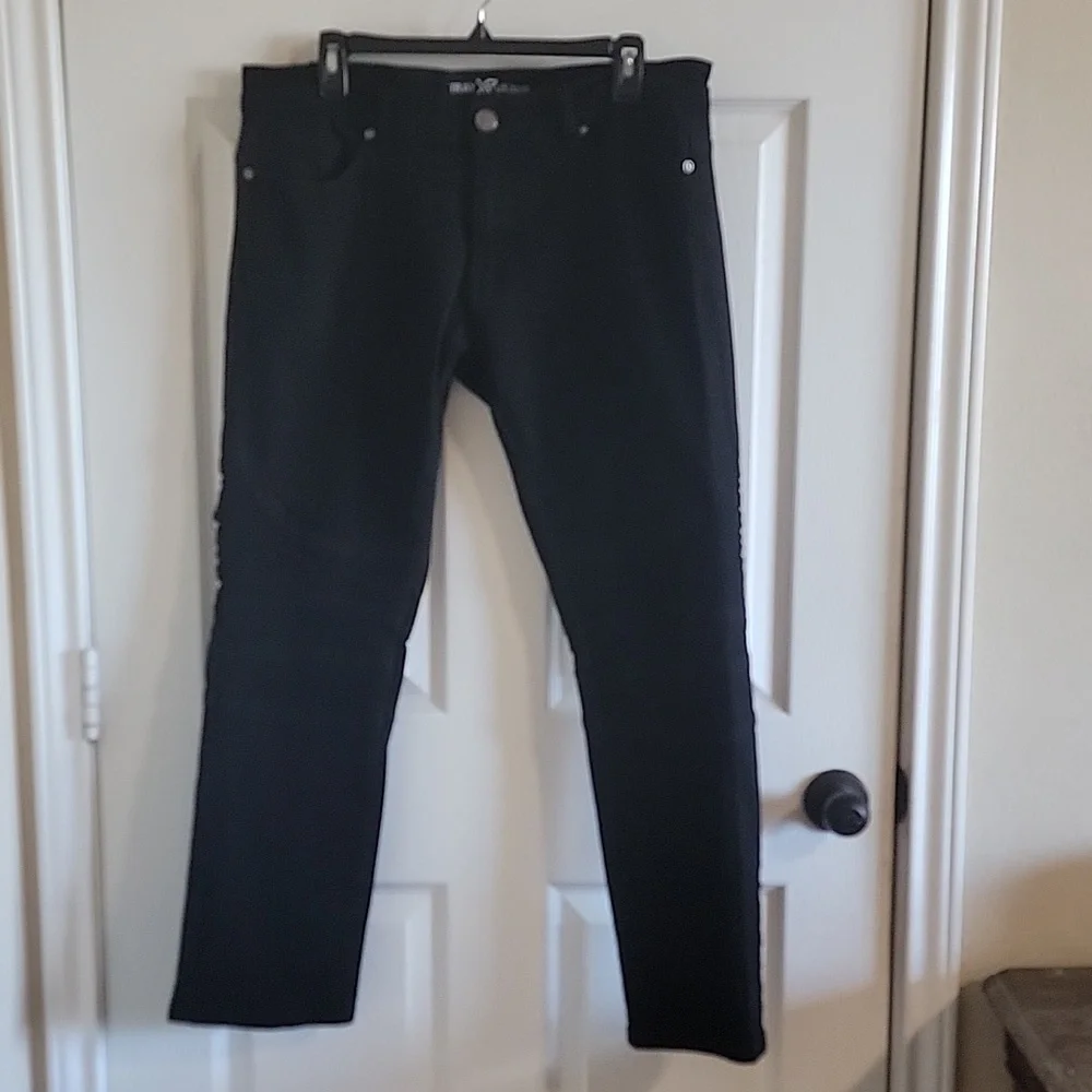Men's XRAY stretch black jeans, 34x30